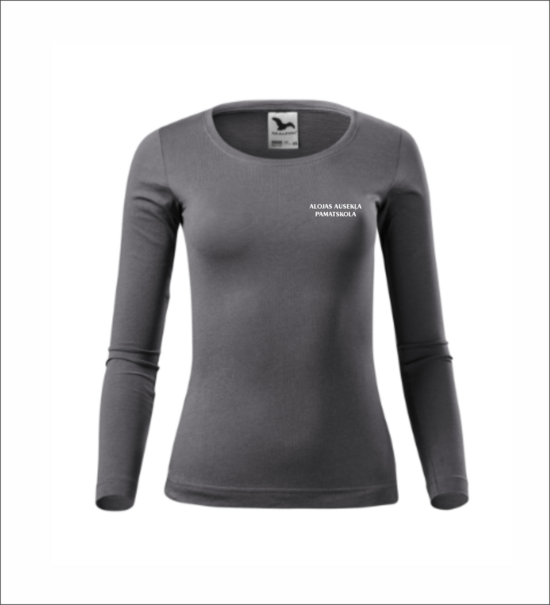 Sieviešu krekls ar garām rokām ar AAP izšuvumu