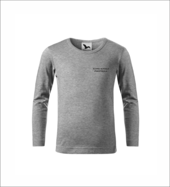 Bērnu t-krekls ar garām rokām ar AAP izšuvumu