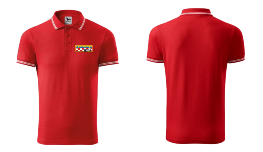 Polo krekls ar krāsainu apdruku