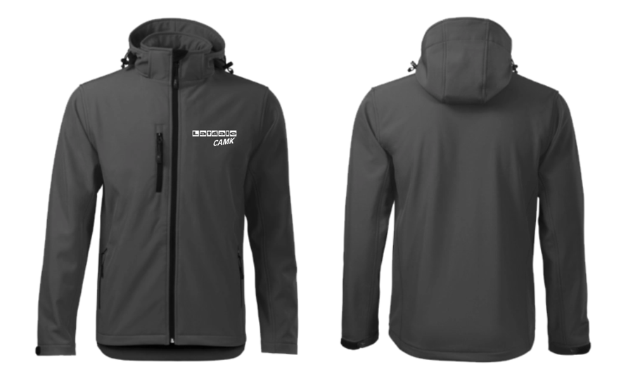 Soft shell jaka ar vienas krāsas apdruku